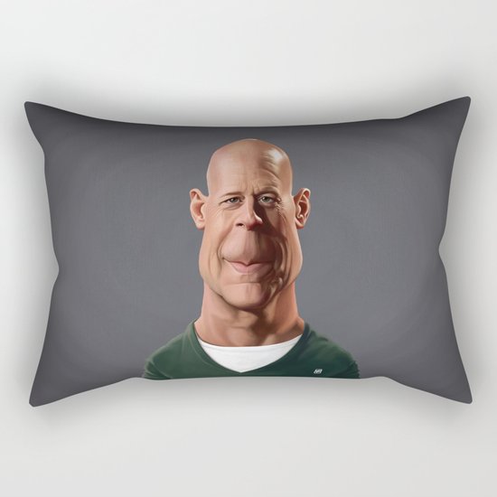 Celebrity Sunday - Bruce Willis Rectangular Pillow