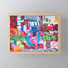 Eat The Rich Framed Mini Art Print