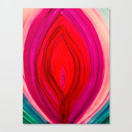 Her Waves Canvas Print