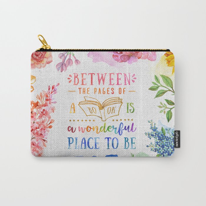 Between the pages Carry-All Pouch