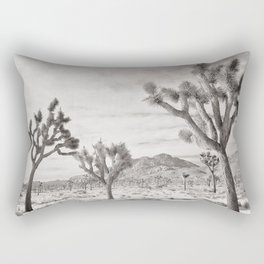 Joshua Tree Grey By CREYES Rectangular Pillow