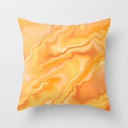 Gold Marble Throw Pillow