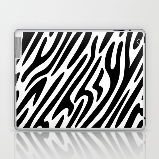 Zebra Skin Stripes Laptop & iPad Skin