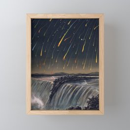 Leonid Meteor Storm 1833 Framed Mini Art Print