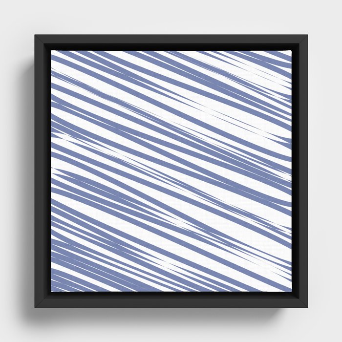 Grape stripes background Framed Canvas