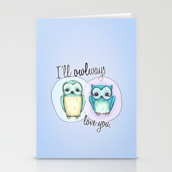 owls Stationery Cards