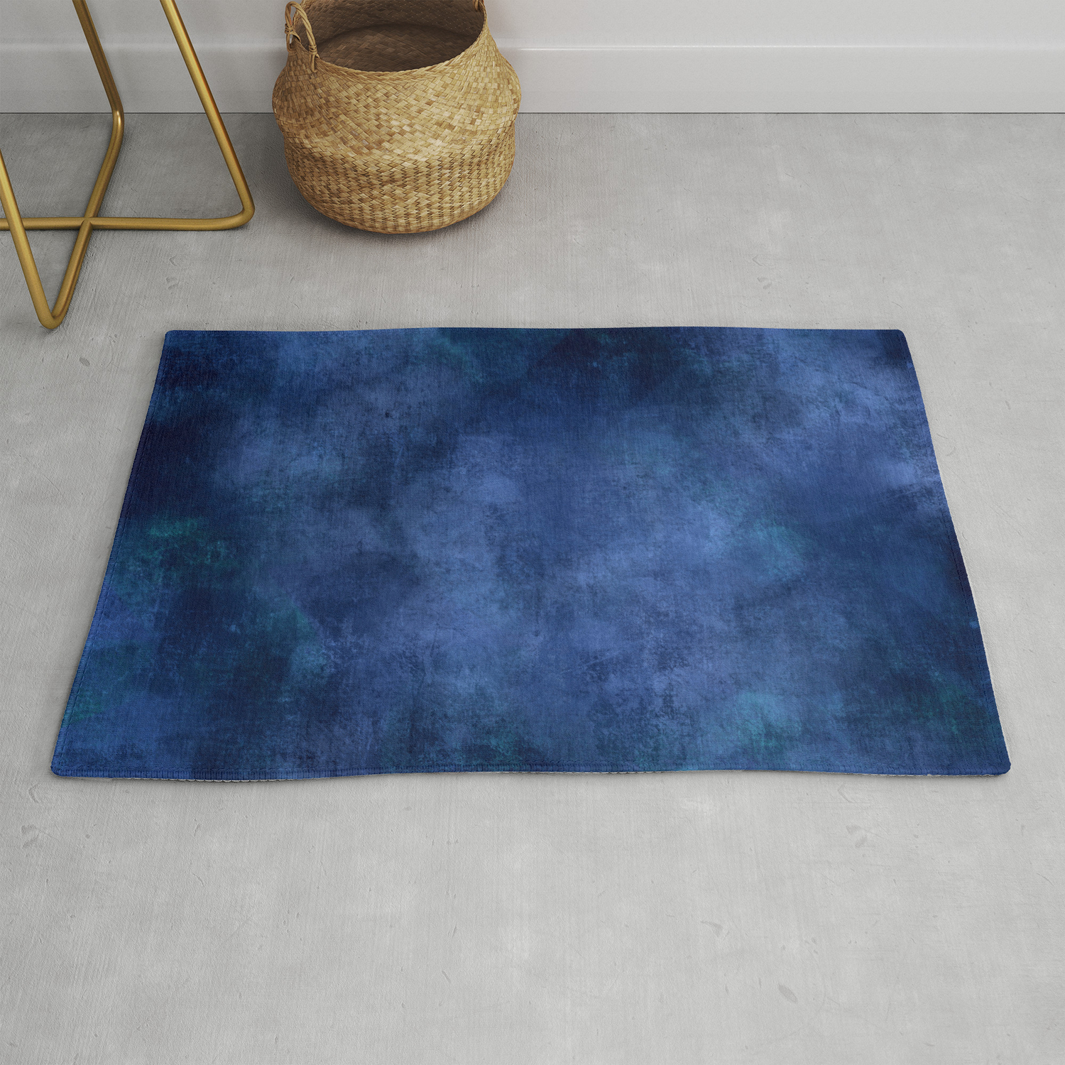 Blue Ombre Rug By Scribblenstuf Society6
