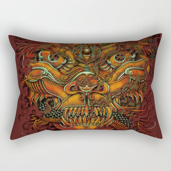 fearless Rectangular Pillow