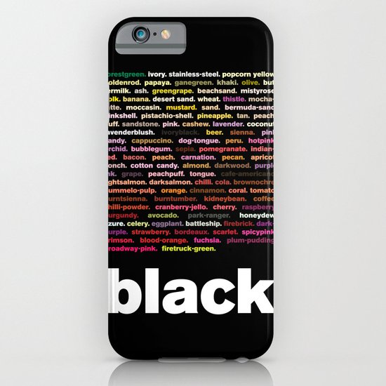 swatch 100 - black iPhone & iPod Case