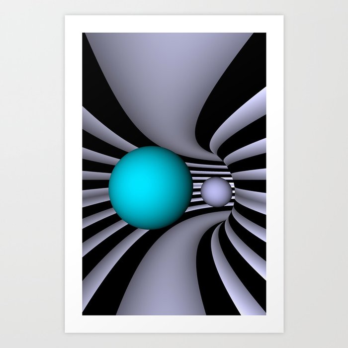 geometric design -760- Art Print