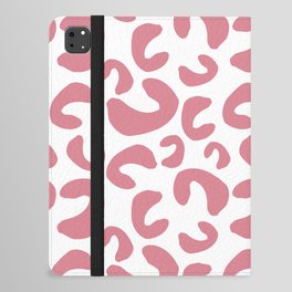 Pink Glitter Leopard Pattern iPad Folio Case