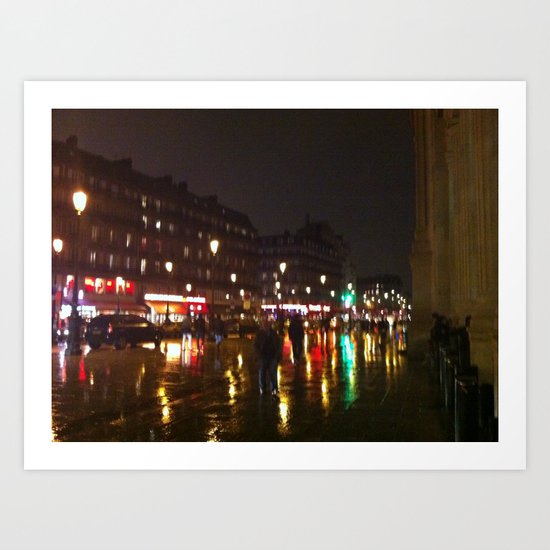 Paris: City Street 2 Art Print