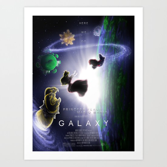 Galaxy Art Print