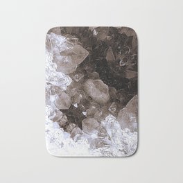 Smoky Quartz Crystal Abstract Bath Mat | Gemstone, Hue, Abstract, Smoky, Digital Manipulation, Geode, Crystal, Spiritual, Spirituality, Quartz 