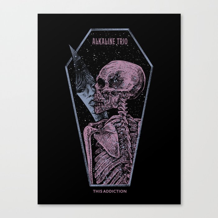Alkaline Trio - This Addiction Album Art Poster | Variant One Canvas Print