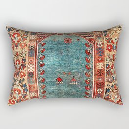 Kurdish East Anatolian Niche Rug Print Rectangular Pillow