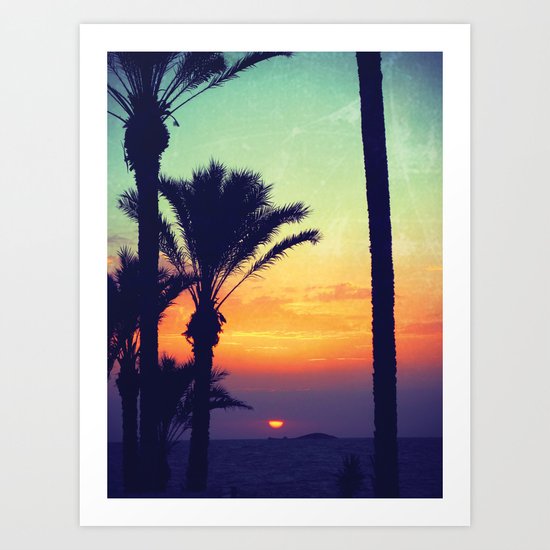 Ibiza Sunrise Art Print