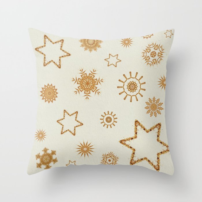 Holiday Sparkle Design Throw Pillow