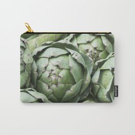 Artichoke vegetable green art print- farmersmarket stand in France - food and travel photography Carry-All Pouch