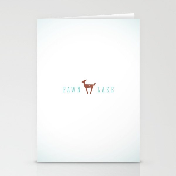 FAWN LAKE Stationery Cards