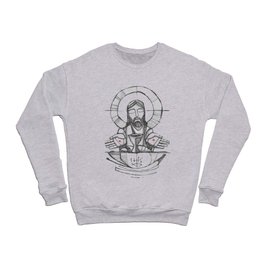 Jesus Christ Eucharist illustration Crewneck Sweatshirt