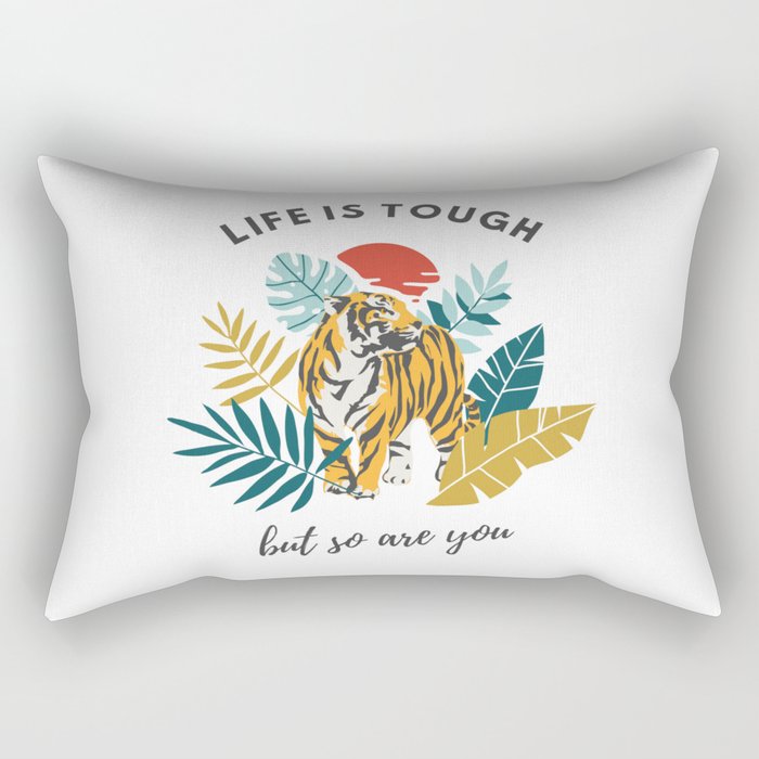 Vintage Tiger, Chinese New Year Of Tiger 2022, Born Year Of The Tiger Rectangular Pillow