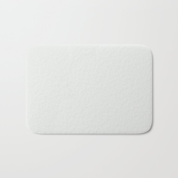 Off White Solid Color Pairs Benjamin Moore Decorators White OC-149 - Trending Color 2019 Bath Mat