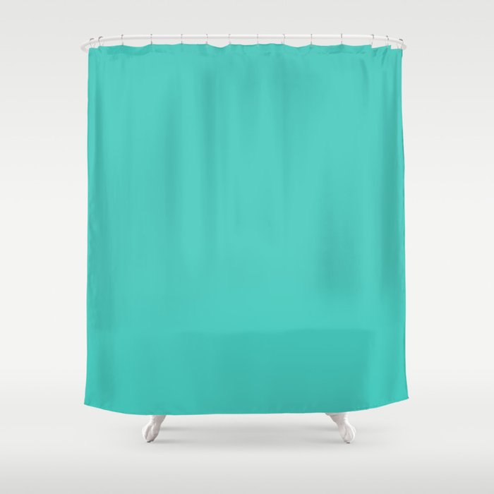 Alternate Dimension Teal Shower Curtain