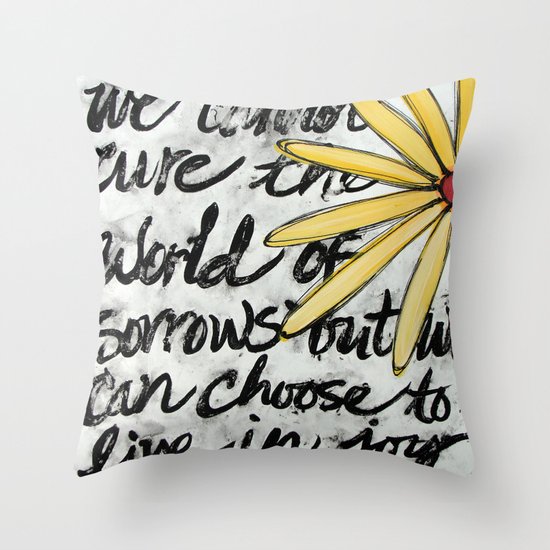 Live in Joy Throw Pillow