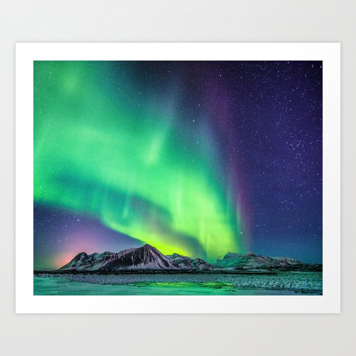 Northern Lights in Iceland Kunstdrucke Northern Lights in Iceland Kunstdrucke
