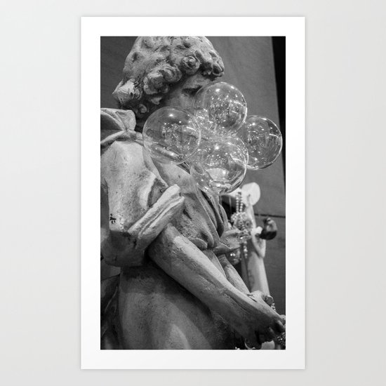 Bubbles at Dusseldorf Art Print