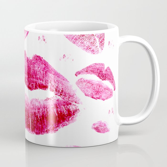 Kisses All Over (White) Coffee Mug