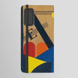 The Big Railroad Picture by Laszlo Moholy-Nagy Android Wallet Case