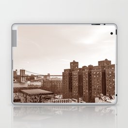 Brooklyn Bridge | Sepia Photography | NYC Laptop Skin