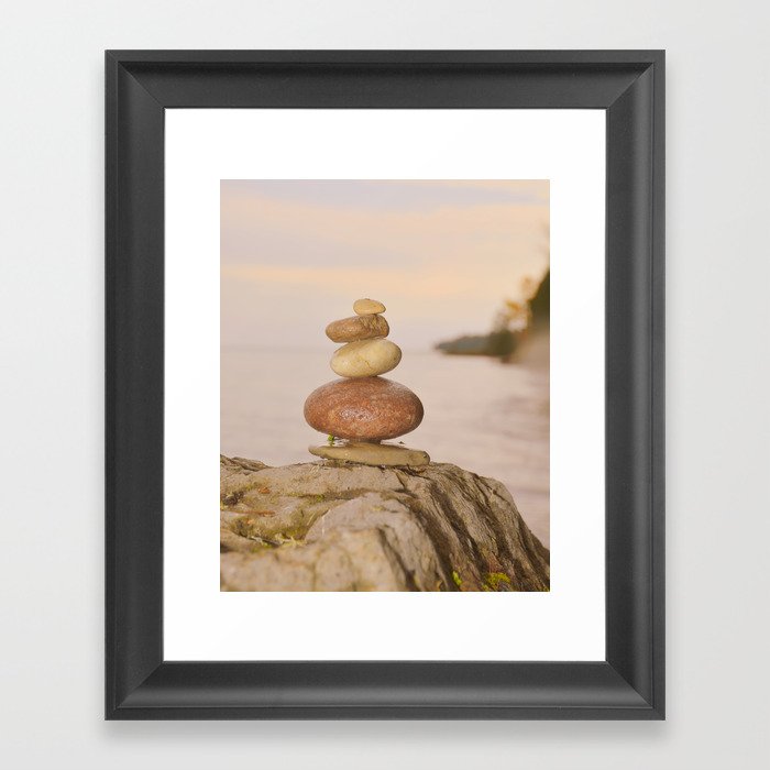 Balance Framed Art Print