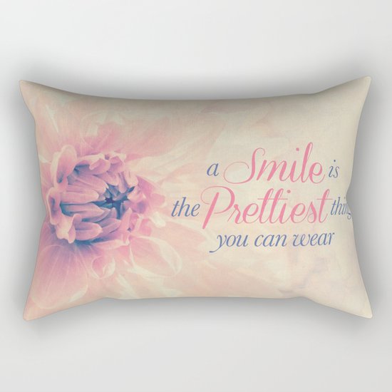 Spring Dahlia I - Her Smile Rectangular Pillow