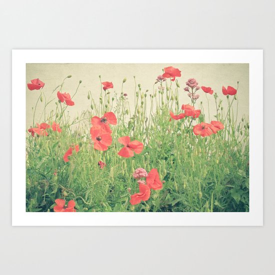 Sea of Red Art Print