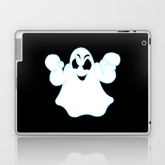 Glowing Halloween Ghost Laptop & iPad Skin