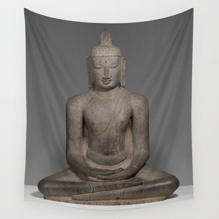 Buddha Shakyamuni Seated In Meditation Dhyanamudra Wall Tapestry By Theartcollector Society6