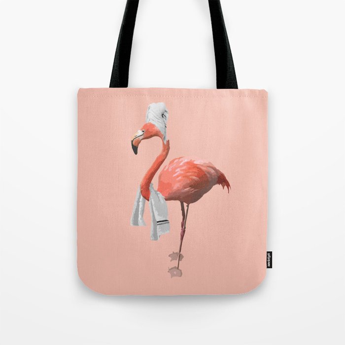 Squeaky Clean Flamingo Tote Bag