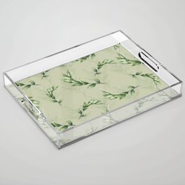 Calming lily of the valley Acrylic Tray