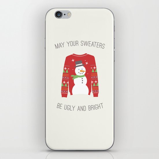 Ugly Sweater iPhone & iPod Skin
