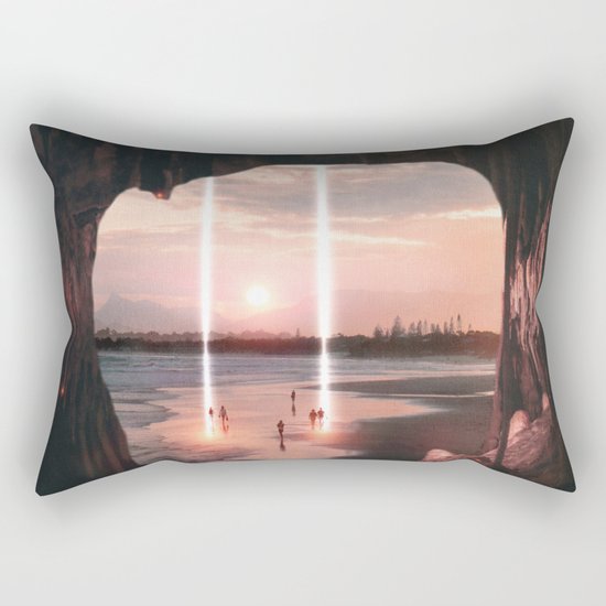 Escape through the light II Rectangular Pillow