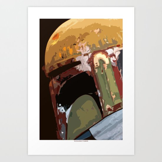 Mandalorian Warrior Art Print
