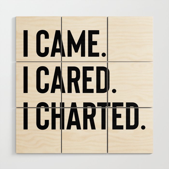 Charted Wood Wall Art