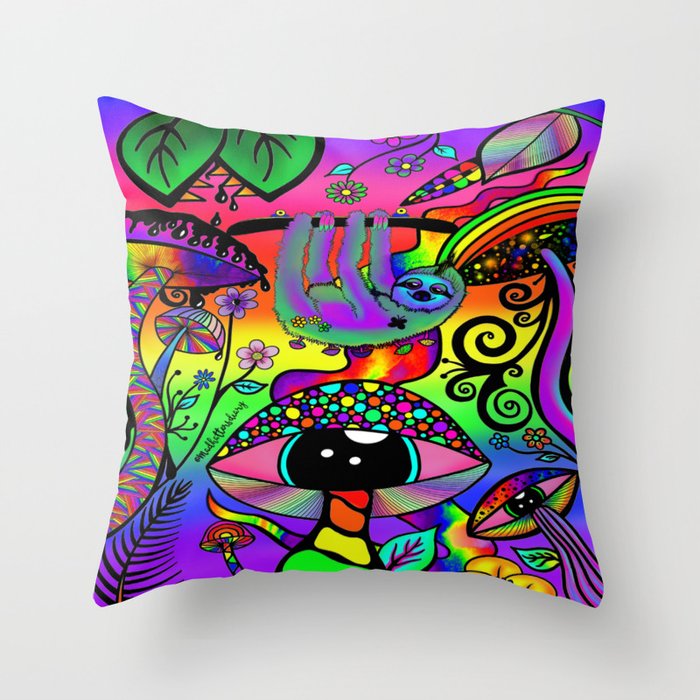 Trippy outlet throw pillows