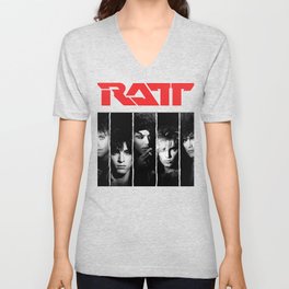 1987 RATT Vintage Concert 1980s Tour V Neck T Shirt