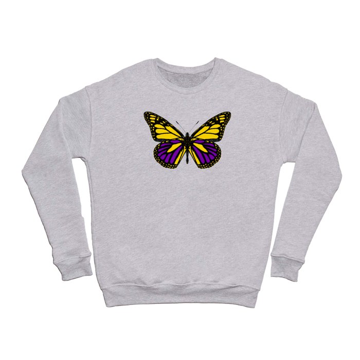 Intersex Pride Butterfly Crewneck Sweatshirt