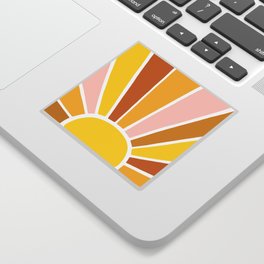 Sun Ray Burst Sticker