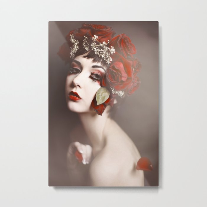 Roses Can't Stay Red Forever Metal Print